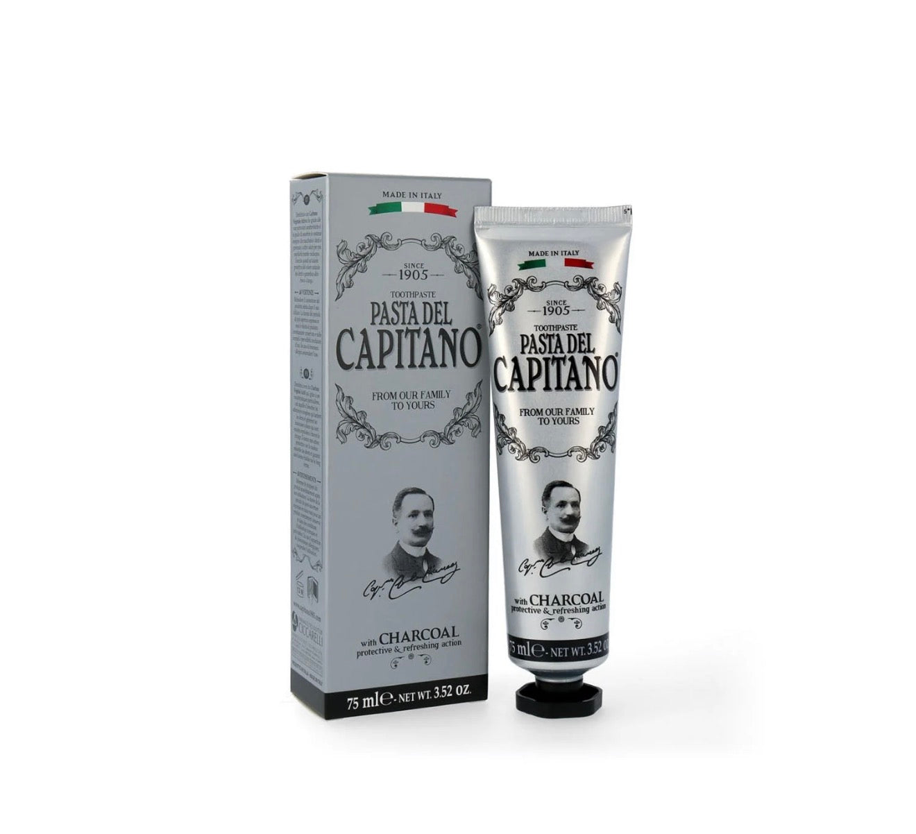 Pasta Del Capitano 1905 Charcoal Toothpaste 75ml