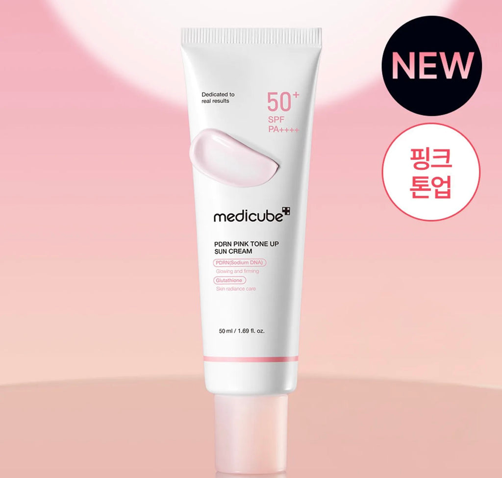 MEDICUBE PDRN Pink Tone Up Sunscreen SPF50+ PA++++ 50ml
