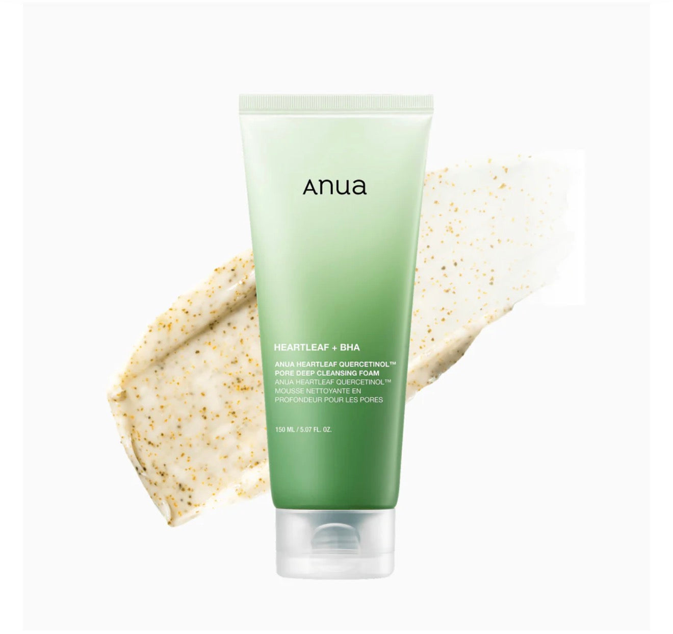 Anua – Heartleaf Quercetinol Pore Deep Cleansing Foam, 150ml