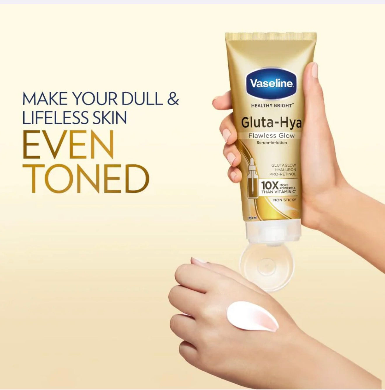 Vaseline Healthy Bright Gluta-Hya Serum Lotion Flawless Glow – 300 g
