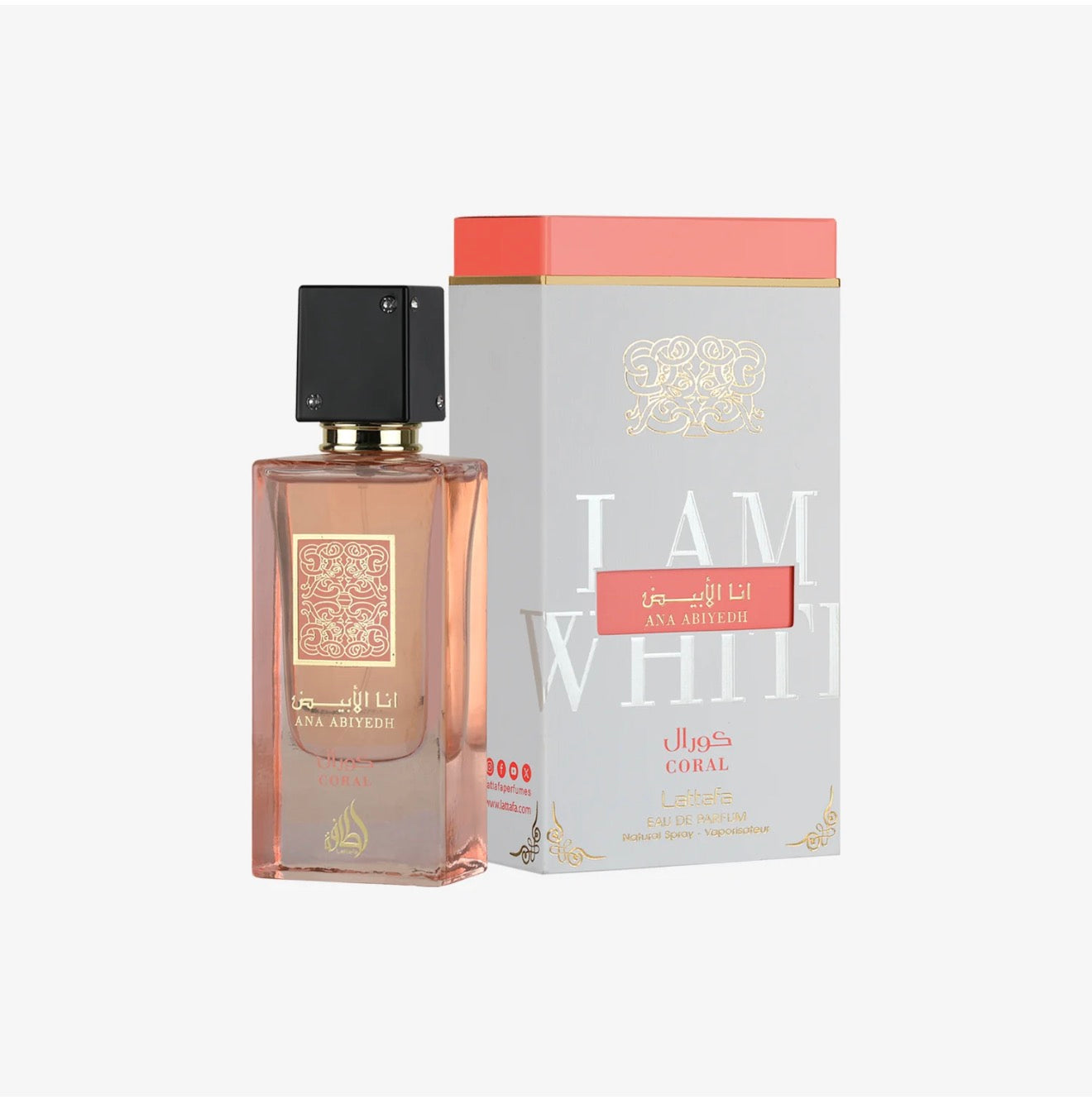 Lattafa
Ana Abiyedh Coral 100ml